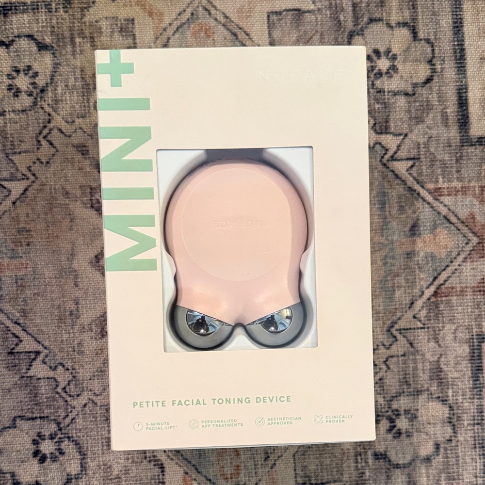 NuFace Petite Facial Toning Device in Soft Pink